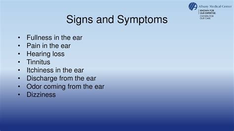 impacted cerumen signs and symptoms